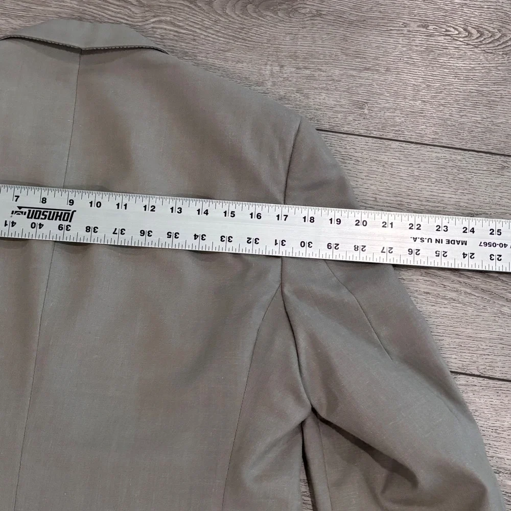 Christian Dior Monsieur Blazer Mens Gray 2 Button Sport Coat Suit Jacket Vintage